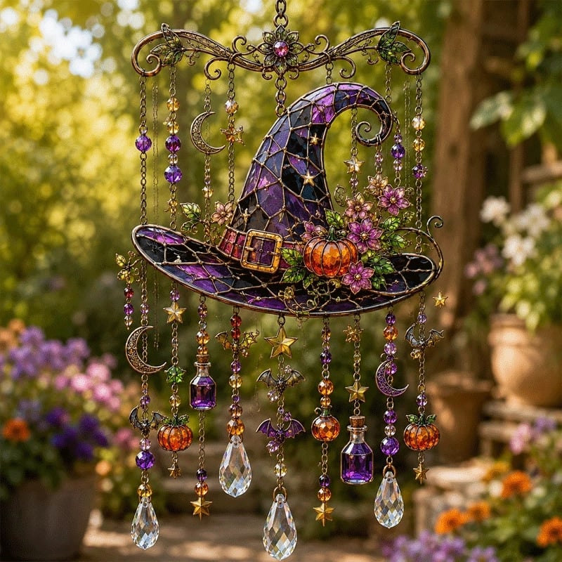 ✨🎃Cast Rainbow Light with Gothic Halloween Wind Chimes! 🎃