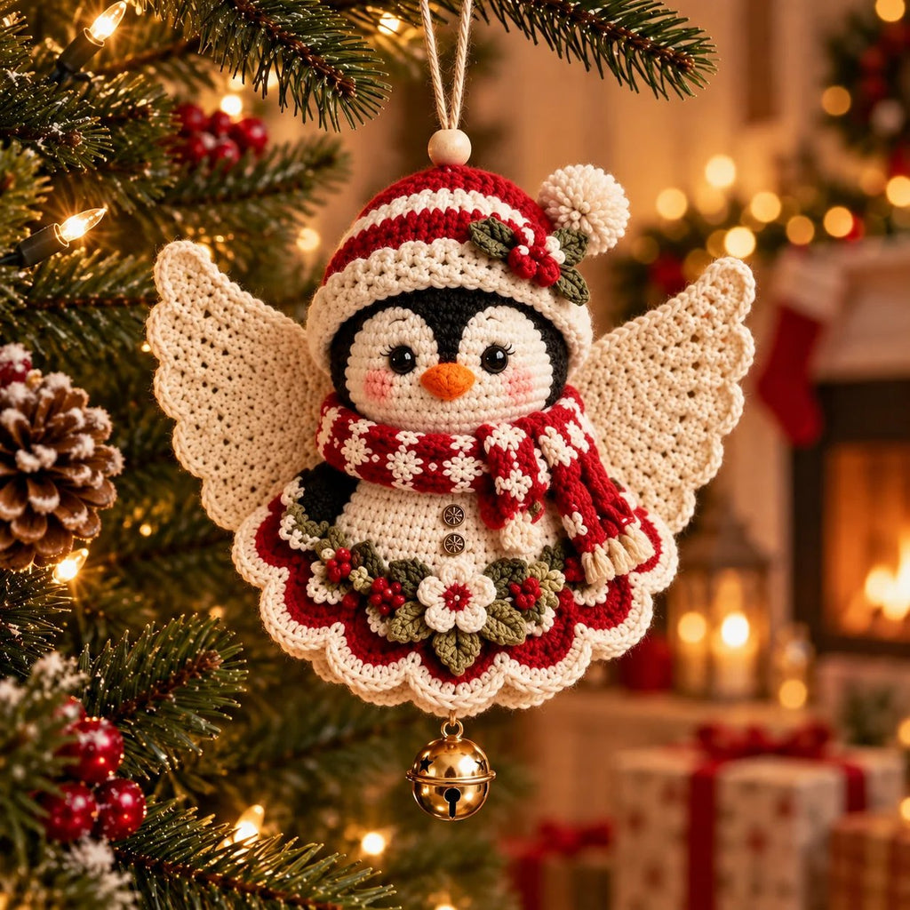 🎄 DIY kit for a crocheted Christmas angel as a Christmas decoration – Make it yourself, hang it up and cherish it✨