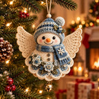 🎄 DIY kit for a crocheted Christmas angel as a Christmas decoration – Make it yourself, hang it up and cherish it✨