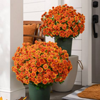 🍁 Artificial Fall Chrysanthemum Mums: Vibrant UV-Resistant Outdoor Autumn Flowers! 🍂