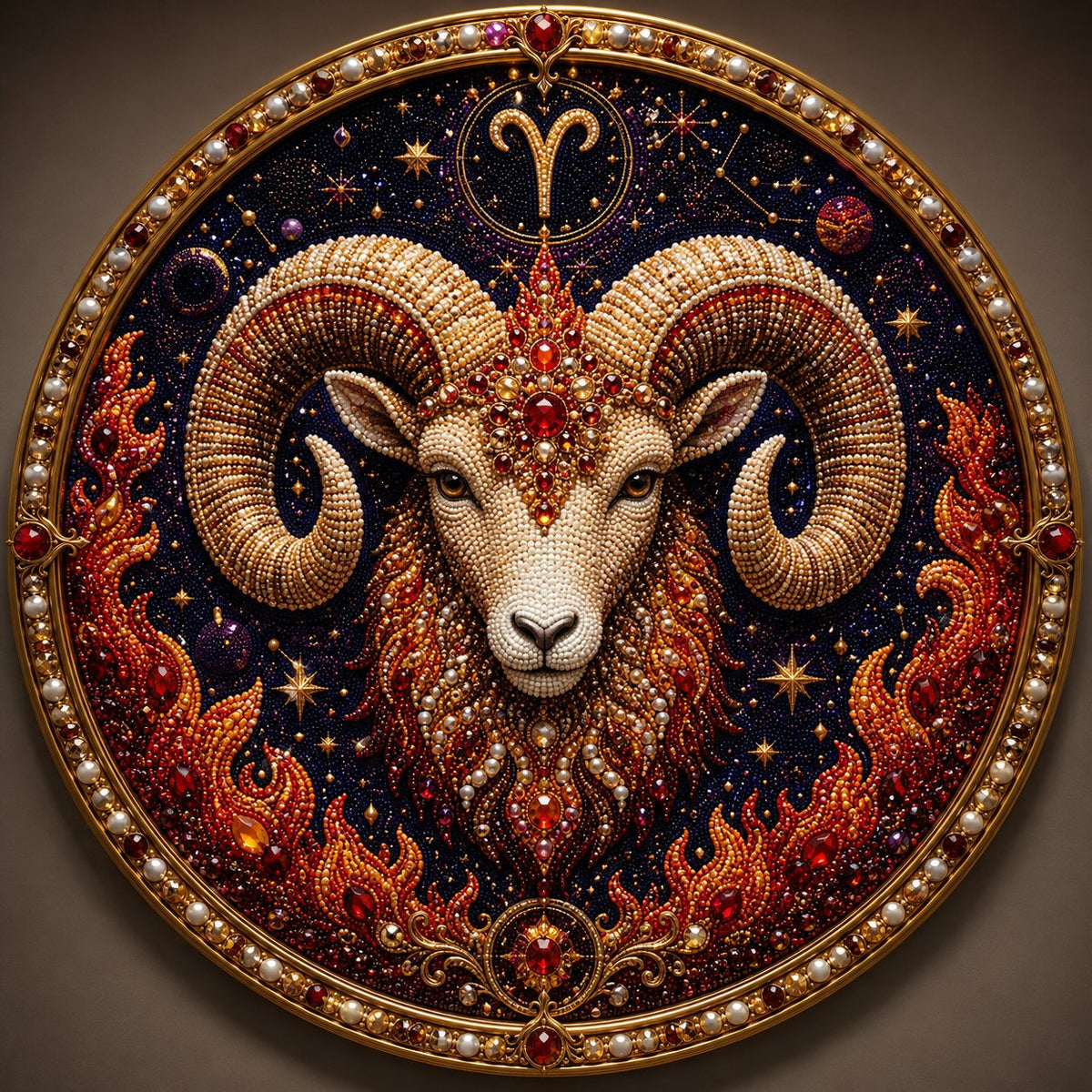 🌙✨Personalized 12 Zodiac Pearl Art Kit – Relax & Create! 🌌