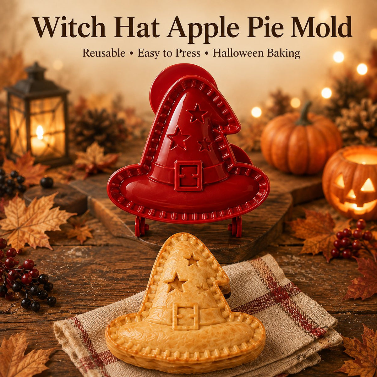 🎃 8-piece Halloween mini hand pie mould set