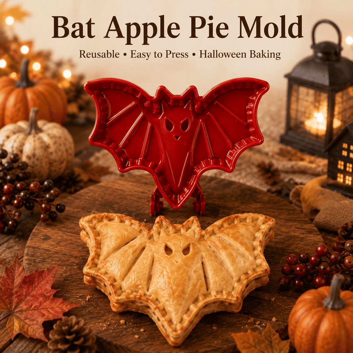 🎃 8-piece Halloween mini hand pie mould set