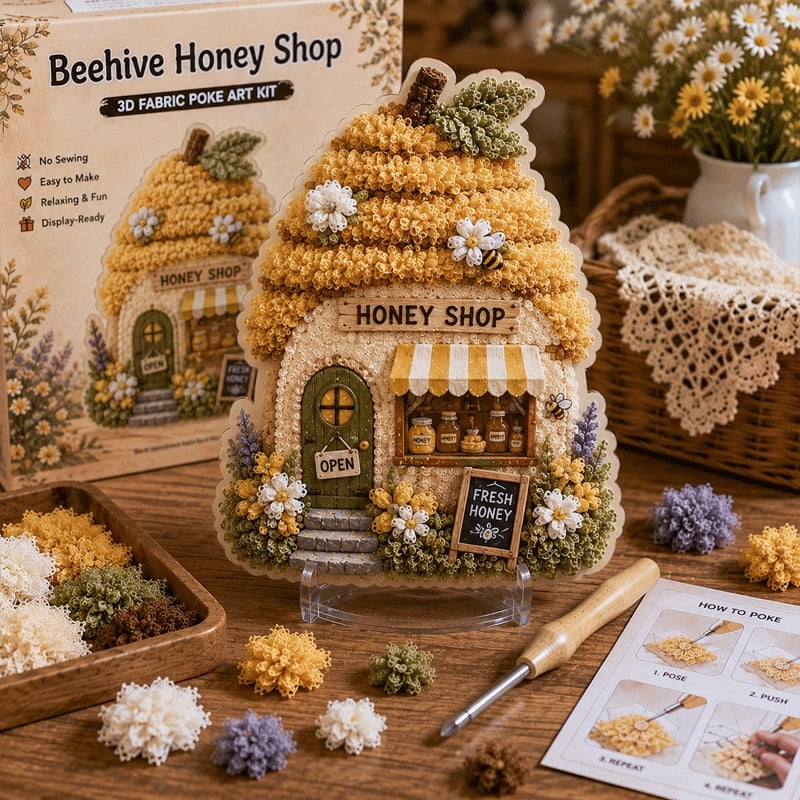 🏡Build a Cozy  Fairytale Village – No Sewing Needed! ✨