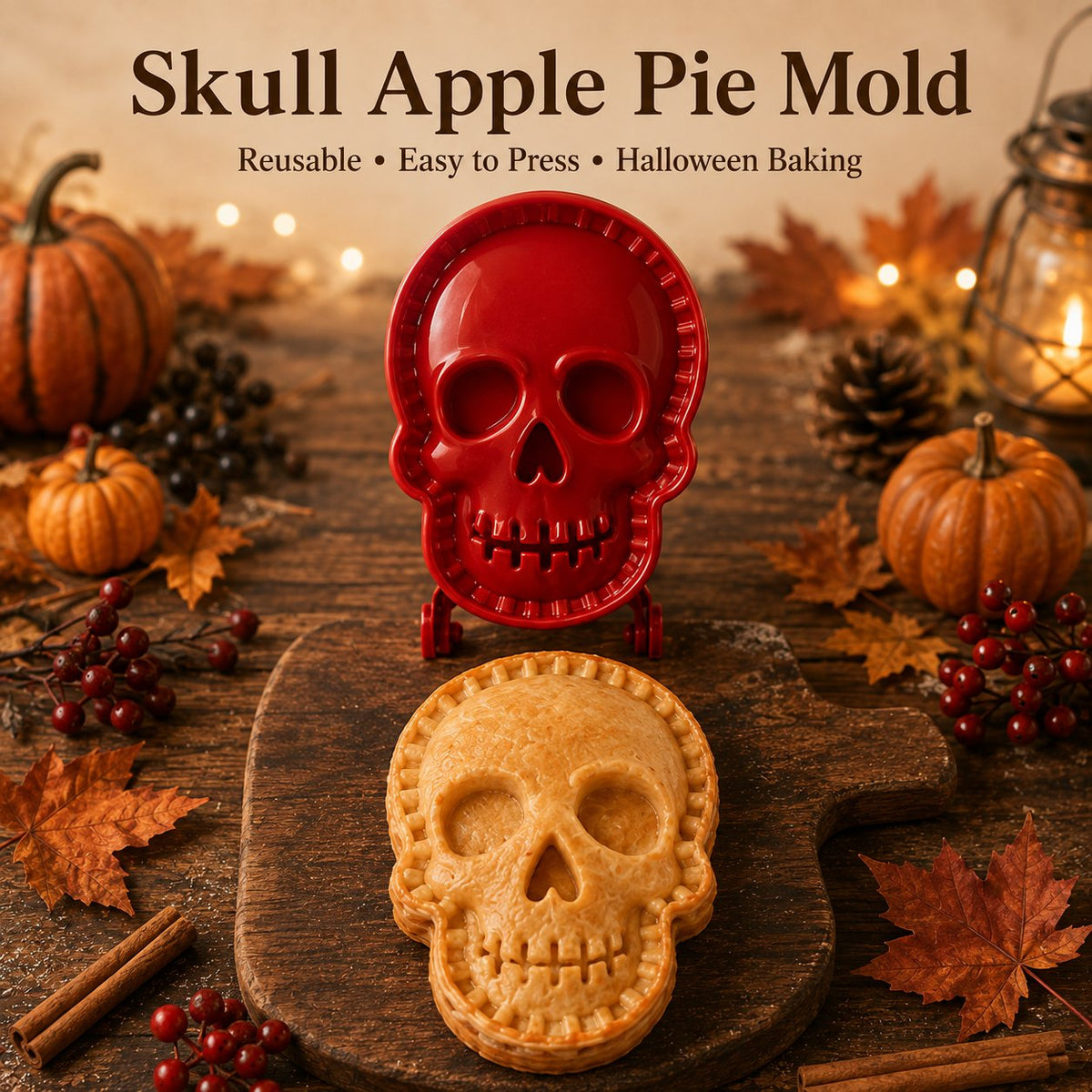 🎃 8-piece Halloween mini hand pie mould set