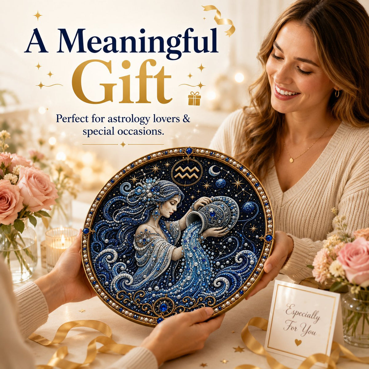 🌙✨Personalized 12 Zodiac Pearl Art Kit – Relax & Create! 🌌