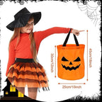💥LAST DAY SALE 49% OFF💥 Halloween Candy Bucket with LED Lights Trick or Treat Bags for Kids and Adults Halloween Basket