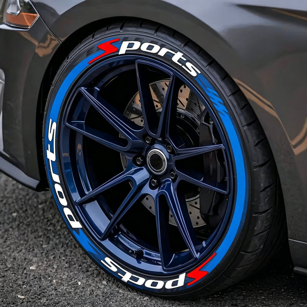 🏎️ 4PCS 3D Tire Lettering Stickers: Waterproof Universal Wheel Sidewall Decals! 🔥