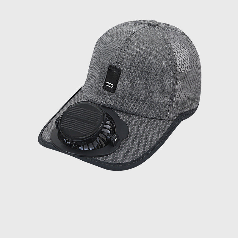 ☀️ Ultimate 2-in-1 Solar Fan Baseball Cap: Ice-Cool Breeze & Breathable Sun Shield! 🍃
