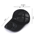 ☀️ Ultimate 2-in-1 Solar Fan Baseball Cap: Ice-Cool Breeze & Breathable Sun Shield! 🍃