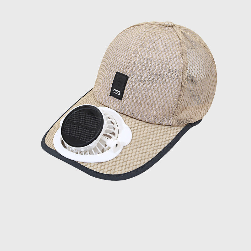 ☀️ Ultimate 2-in-1 Solar Fan Baseball Cap: Ice-Cool Breeze & Breathable Sun Shield! 🍃