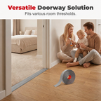 🩹 Self-Adhesive Floor Transition Strip: Flexible PVC Peel-and-Stick Threshold Edge Edging! 🚪