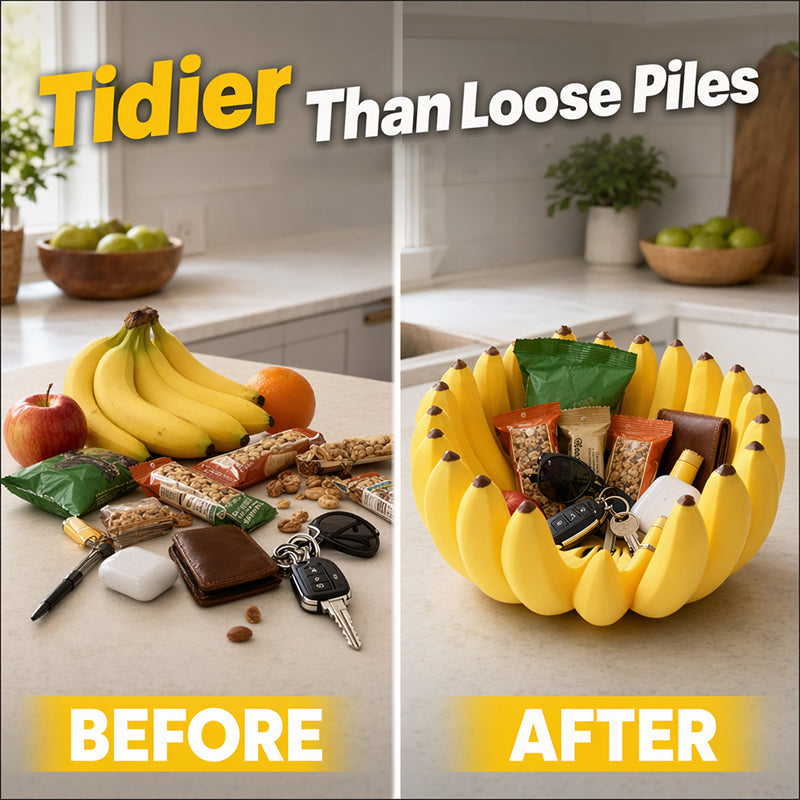🍌 Banana Storage Bowl — Sculptural & Designer Decorative Container ✨