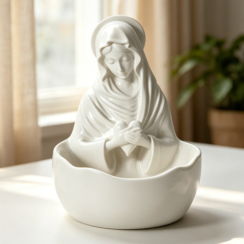 ✨🏛 High-quality resin desk jewelry tray: an elegant white storage bowl for your vanity! ✨🧕