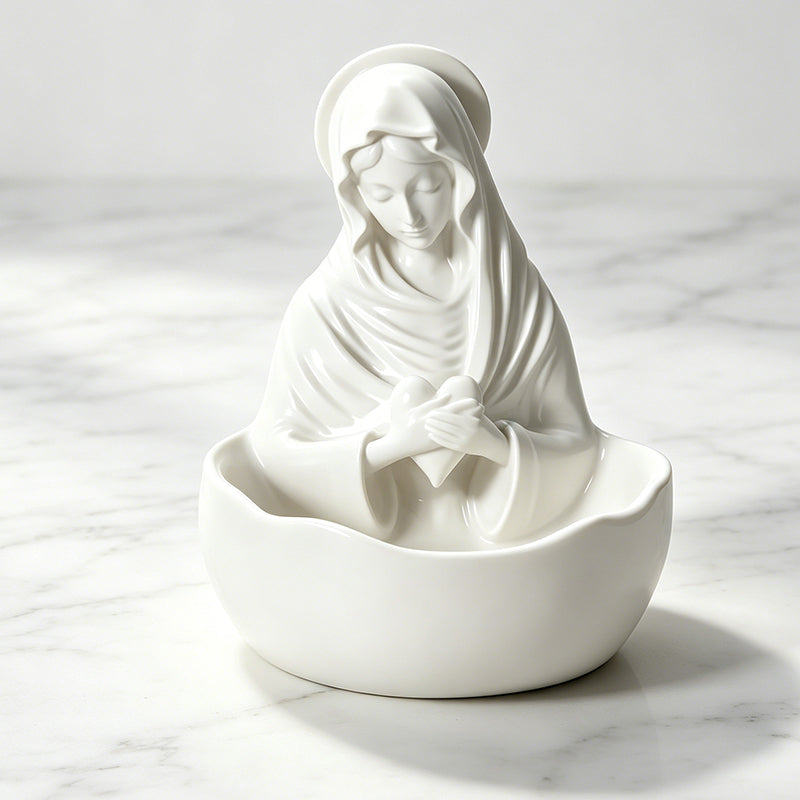 ✨🏛 High-quality resin desk jewelry tray: an elegant white storage bowl for your vanity! ✨🧕